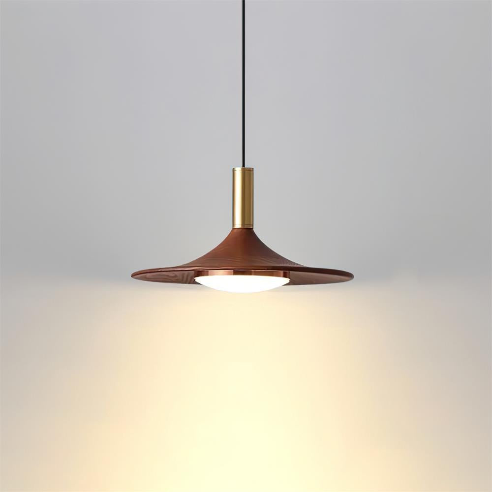 Hat Style Midcentury Pendant Light - Ø25cm