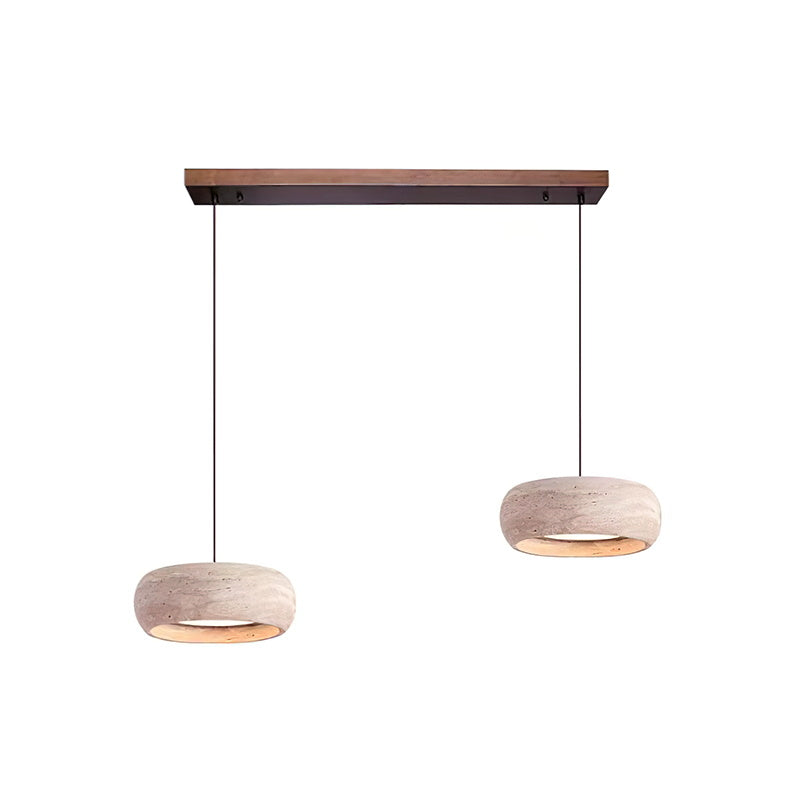 Eurvaran Travertine Pendant Light - 2 Heads